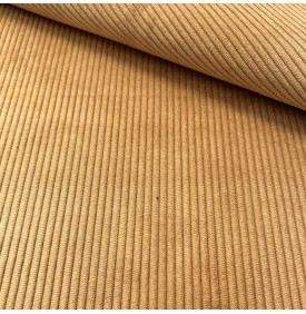 Tissu Velours Côtelé 4 mm Uni - Ocre | 12.90 €/M