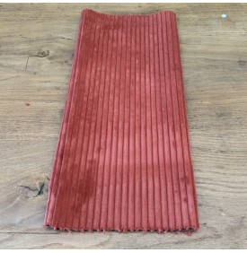 Velours Côtelé "Futé" - Larges Côtes 10 mm – Terracotta | 12.90 €/M