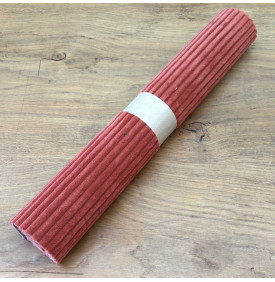 Tissu Velours Côtelé / Larges Côtes 10 mm – Terracotta | 13,60 €/M