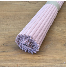 Velours Côtelé "Futé" - Larges Côtes 10 mm – Bois de Rose | 12.90 €/M
