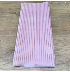 Tissu Velours Côtelé / Larges Côtes 10 mm – Bois de Rose | 13,60 €/M