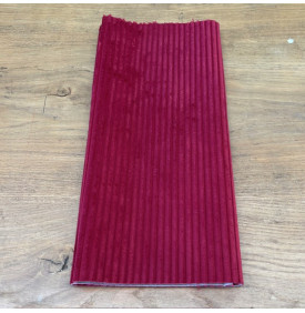 Tissu Velours Côtelé / Larges Côtes 10 mm – Lie de Vin | 13,60 €/M