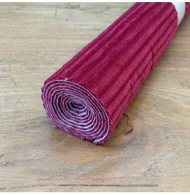 Velours Côtelé "Futé" - Larges Côtes 10 mm – Lie de Vin | 12.90 €/M