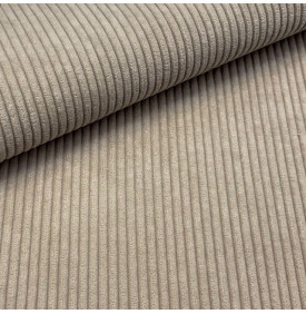 Tissu Velours Côtelé Huggy 5 mm / Beige | 13,90 €/M