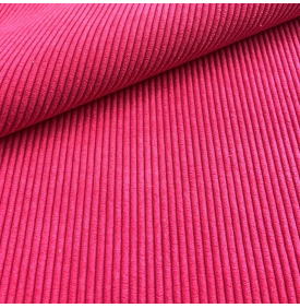 Tissu Velours Côtelé Huggy 5 mm / Fuchsia | 13,90 €/M