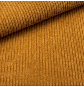 Tissu Velours Côtelé Huggy 5 mm / Ocre | 12,90 €/M