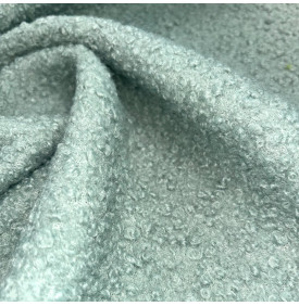 Tissu Bouclette Uni / Vert d Eau – 310 g/m² | 12,90 €/M