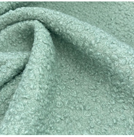 Tissu Bouclette Uni / Menthe – 310 g/m² | 12,90 €/M