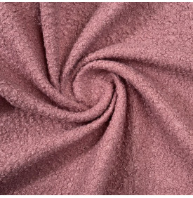 Tissu Bouclette Uni / Rose – 310 g/m² | 12,90 €/M