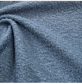 Tissu Bouclette Uni / Jeans – 310 g/m² | 12,90 €/M