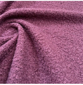 Tissu Bouclette Uni / Mauve – 310 g/m² | 12,90 €/M