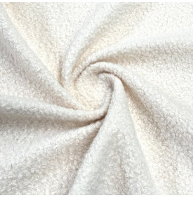 Tissu Bouclette Uni / Écru – 320 g/m² | 12.90 €/M