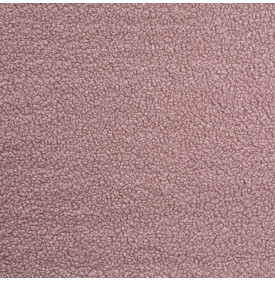 Tissu Teddy Bouclette Uni / Rose Pétale – 280 g/m² | 13,90 €/M