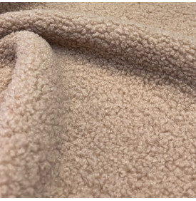 Tissu Teddy Bouclette Uni / Ourson – 280 g/m² | 13,90 €/M
