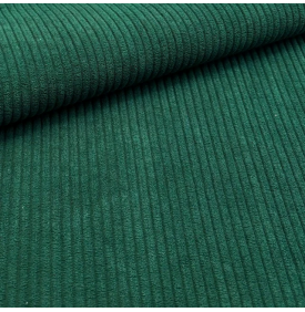Tissu Velours Côtelé Huggy 5 mm / Sapin | 12,90 €/M