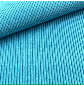 Tissu Velours Côtelé Huggy 5 mm / Turquoise | 12,90 €/M