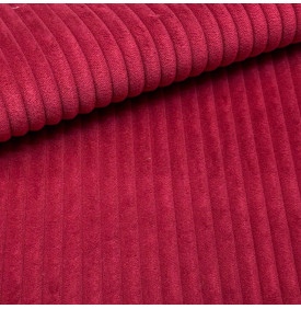 Velours Côtelé "Futé" - Larges Côtes 10 mm – Lie de Vin | 12.90 €/M