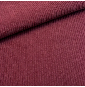 Tissu Velours Côtelé Huggy 5 mm / Prune | 13,50 €/M