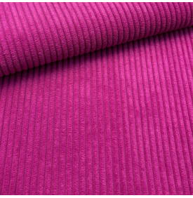 Tissu Velours Côtelé Huggy 5 mm / Hibiscus | 13,50 €/M