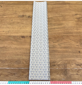 Tissu Coton Enduit / Motif Géométrique – Riad Taupe | 14.90 €/M