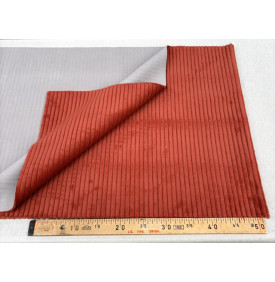Velours Côtelé "Futé" - Larges Côtes 10 mm – Terracotta | 13.50 €/M