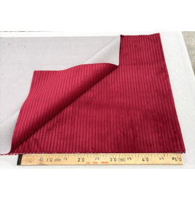 Velours Côtelé "Futé" - Larges Côtes 10 mm – Lie de Vin | 13.50 €/M