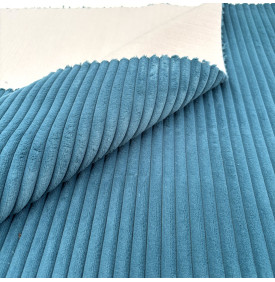 Velours Côtelé "Futé" Larges Côtes 10 mm – Canard | 13.50 €/M