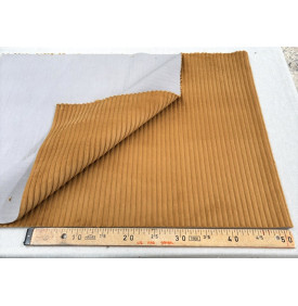 Velours Côtelé "Futé" - Larges Côtes 10 mm – Ocre | 13.50 €/M