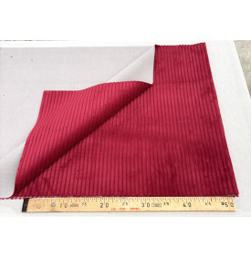 Velours Côtelé "Futé" - Larges Côtes 10 mm – Lie de Vin | 13.90 €/M
