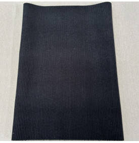 Velours Côtelé "Huggy" 5 mm / Noir | 13.90 €/M