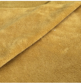 Tissu Micro Éponge Bambou / Moutarde – 305 g/m²