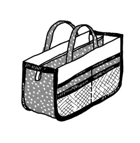 Tuto / D'un Sac à l'autre (Organisateur de sac) - Création Mélafée