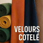 Tissu Velours Côtelé - Ameublement -  Qualité, Résistance, Style