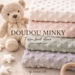 Tissus Minky – Tissu doux pour couture en coupons et au mètre
