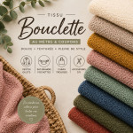 Tissu Bouclette | Bouclé au Mètre & Coupons – Couture
