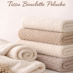 Tissu Bouclette Peluche – Effet Ultra Doux
