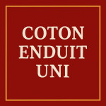 Tissus Coton Enduit Unis