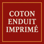 Coupon coton enduit imprimé 50x150 cm – Accessoires DIY | Tissus LM