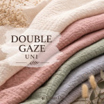 Tissu Double gaze unie – tissu en ligne