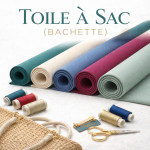 Tissus Toile à Sac – Tissu épais et résistant pour couture en coupons