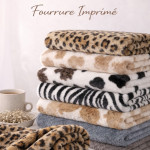 Tissu Fourrure imprimé – Coupon Tissu en ligne