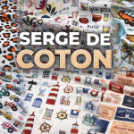 Sergé de coton – Coupon tissu et coupe en 50 cm