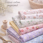 Coton imprimé en ligne – Coupon tissu coton imprimé pas cher