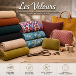 Tissus Velours au Mètre & Coupons | Tissus LM